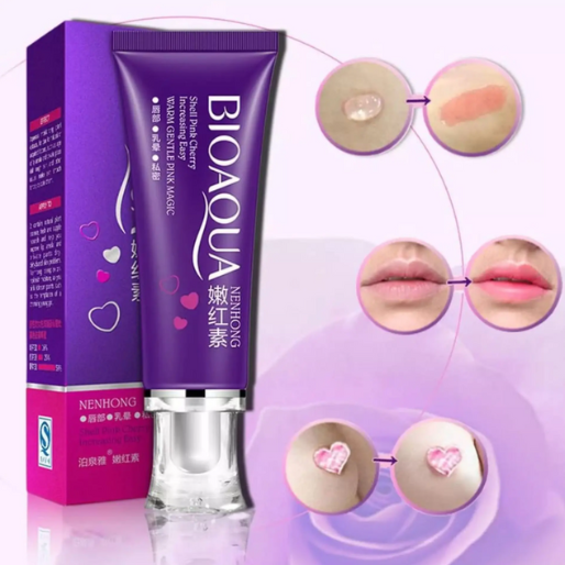 ✨ Bioaqua PinkGlow – Crema Aclarante Íntima con Flor de Cerezo | Axilas, Labios y Más ✨